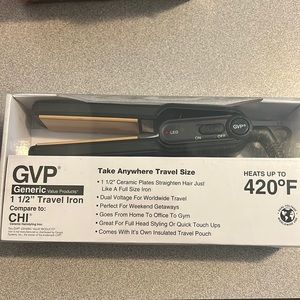 1 1/2 travel hair iron